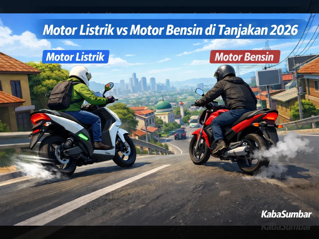 Motor Listrik vs Motor Bensin di Tanjakan, Mana yang Lebih Unggul di 2026?